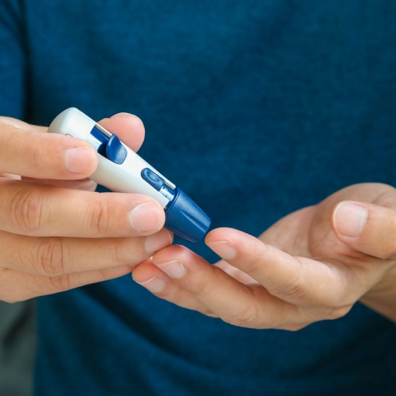 Man's,Hands,Checking,Diabetes,And,Hyperglycemia,With,Blood,Sugar,Meter.